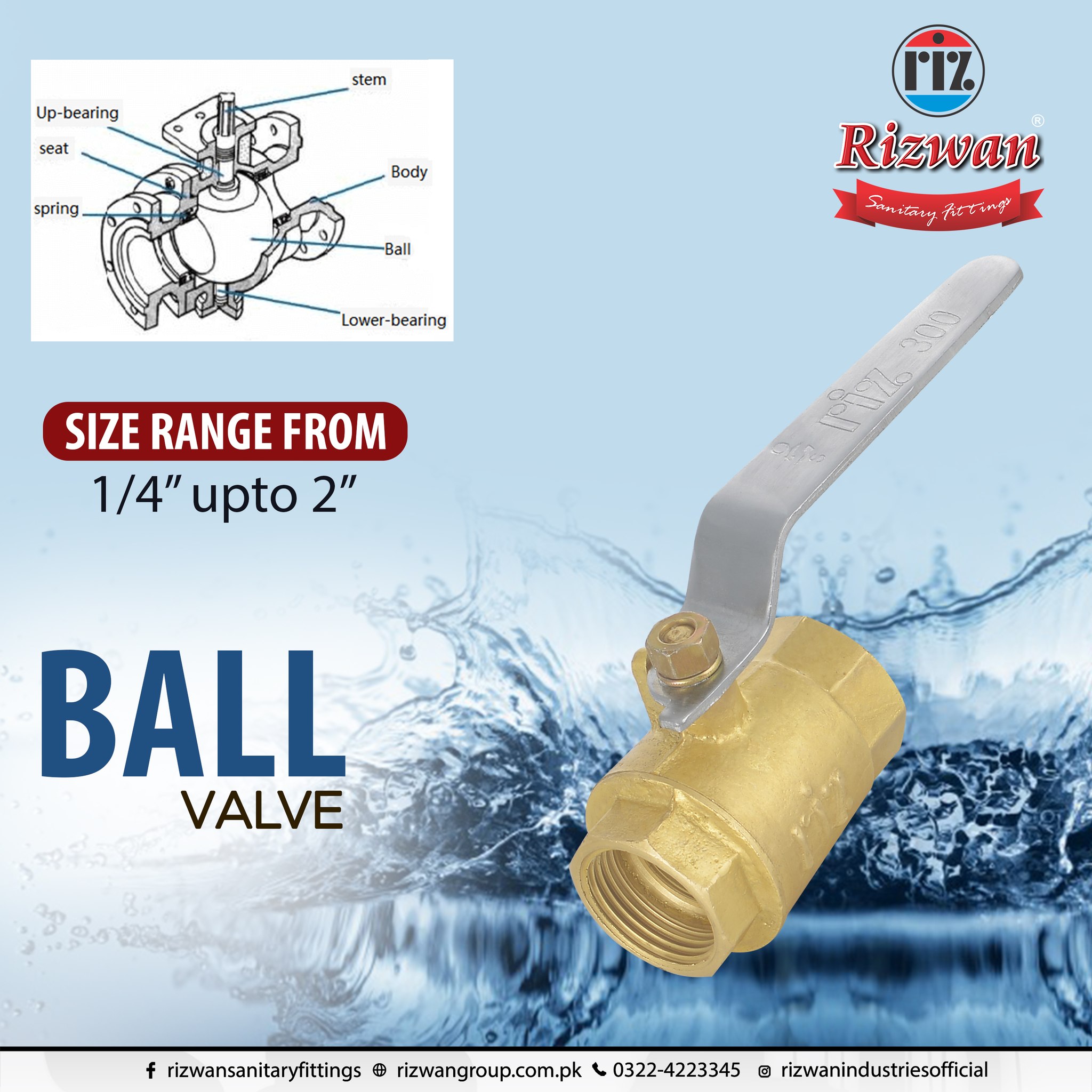 For more details/ Dealership... - Rizwan Sanitary Fittings