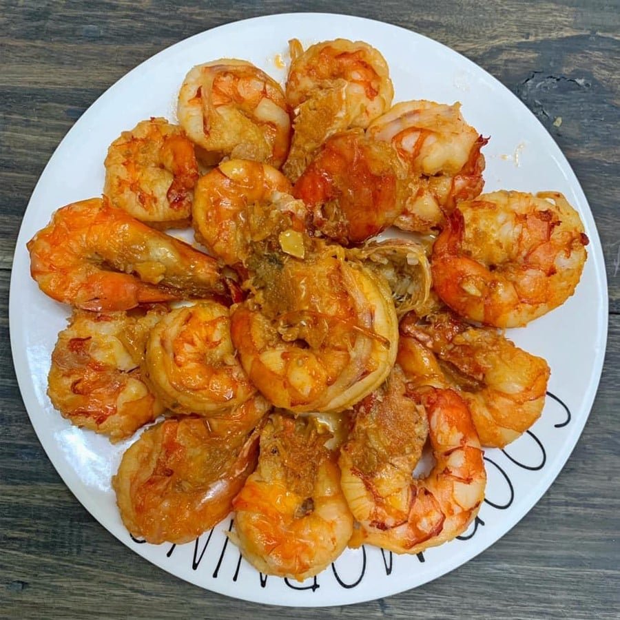Kiến - TÔM SẮT rim mặn-ngọt Nguyên Liệu 700 gr tôm sắt 10 củ hành tím 3 ...
