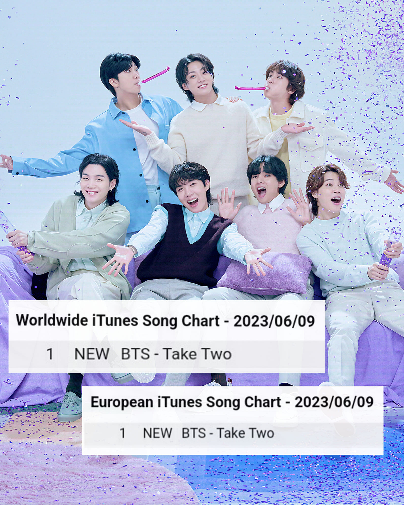 BTS Take Two LINE MUSIC 再生回数 キャンペーン当選品