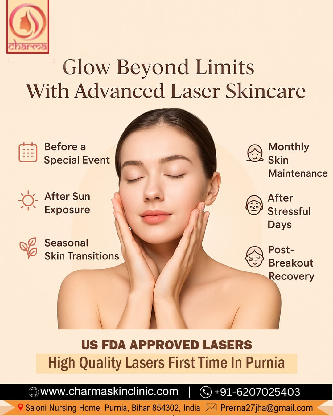 Charma Skin & Laser Clinic | Purnea