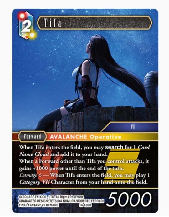 tifa promo card mtg [Opus VIII Cards] untap all creatures you control Tifa - PR-208/14-120H - FF:
