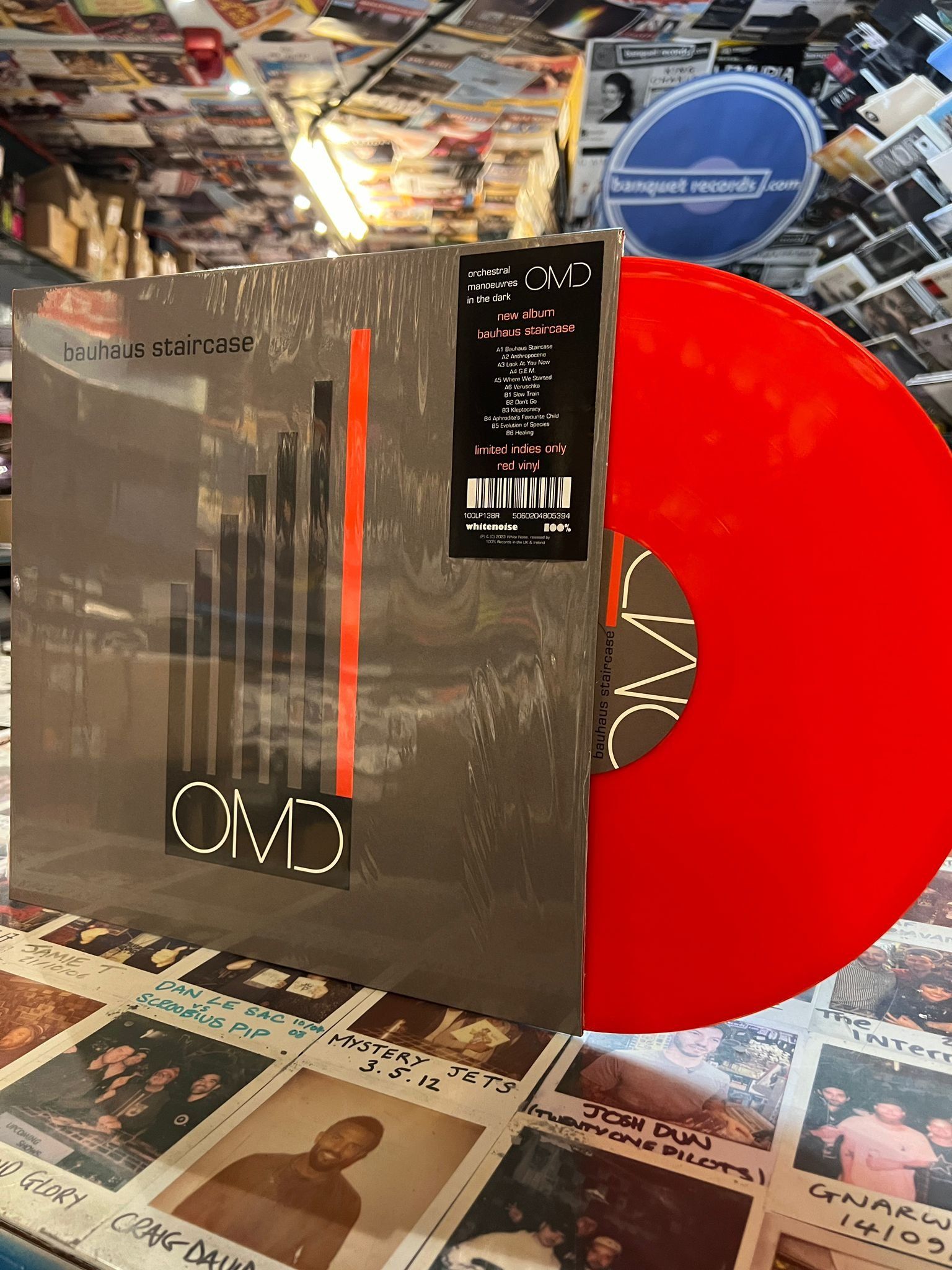 We've been at the 100% Records office signing First Edition copies