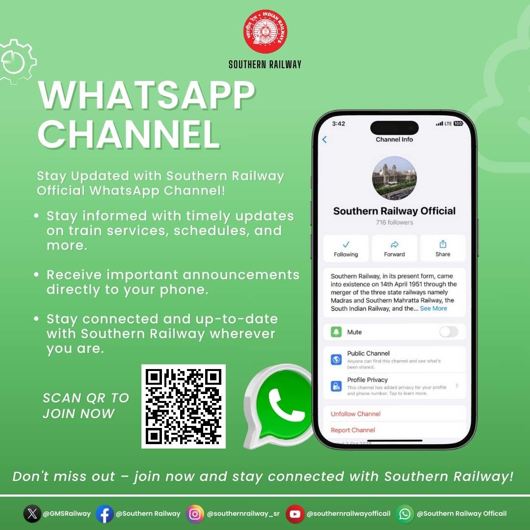 Stay on track with Southern Railway!... - Southern Railway | Facebook