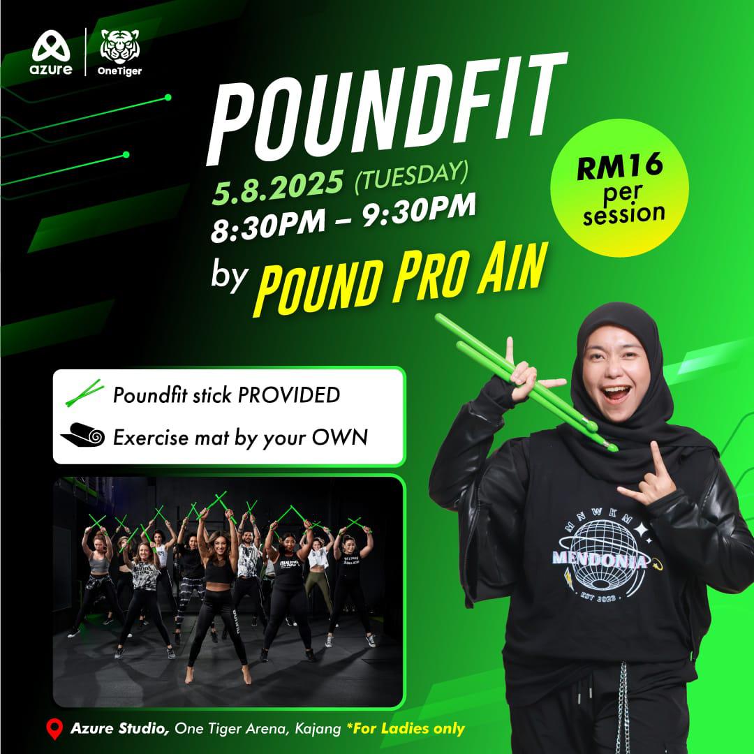 One - POUNDFIT BERSAMA POUND PRO AIN! Jom sertai sesi Poundfit yang ...
