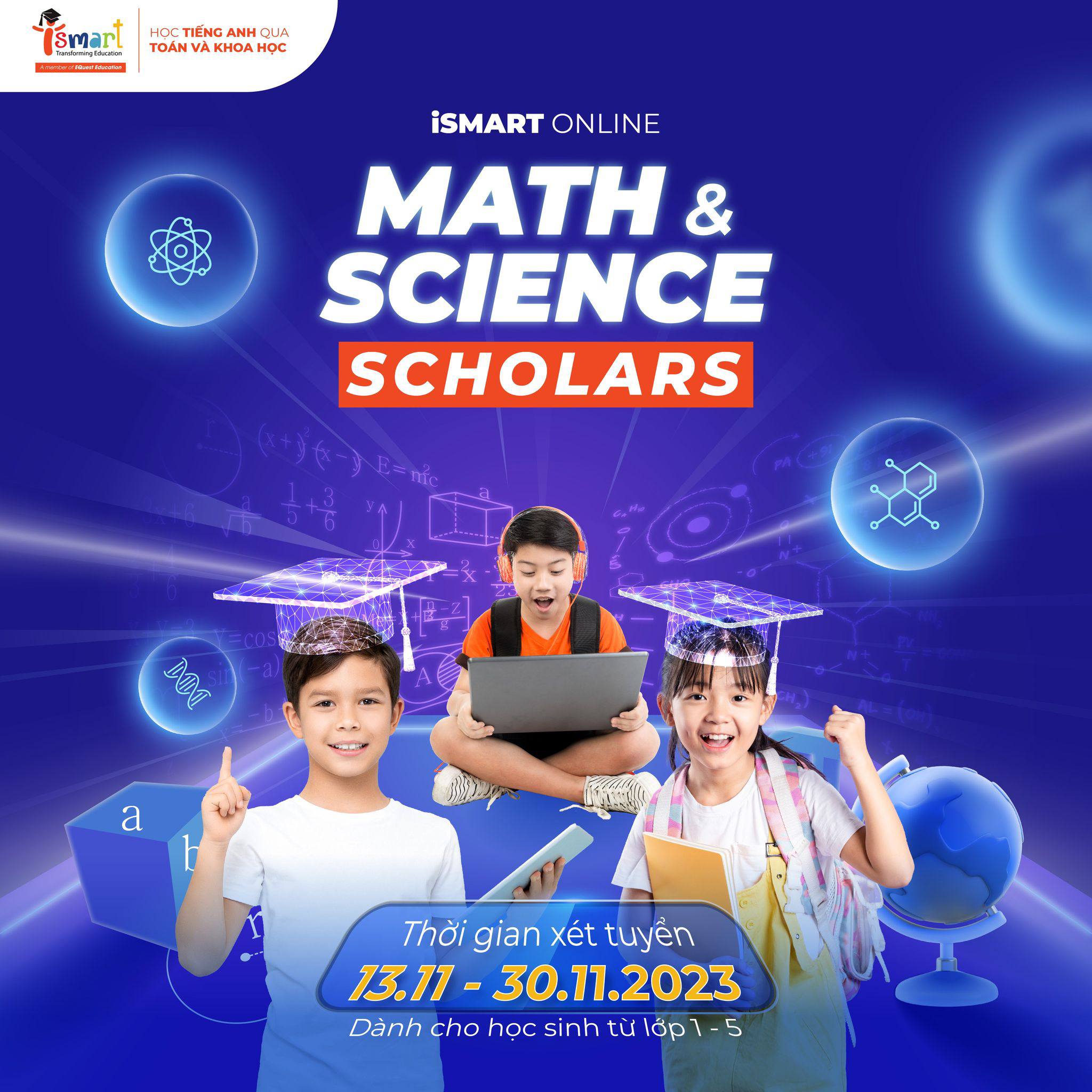 iSMART - [iSMART Online] CÔNG BỐ CHƯƠNG TRÌNH HỌC BỔNG TOÁN & KHOA HỌC ...