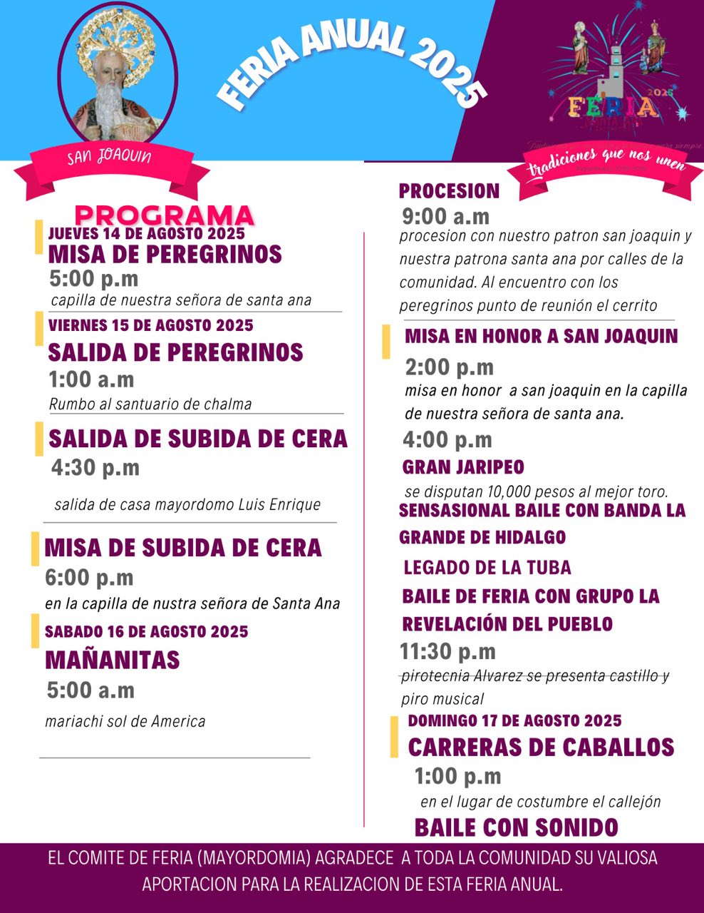 Feria Santa Ana Ahuehuepan