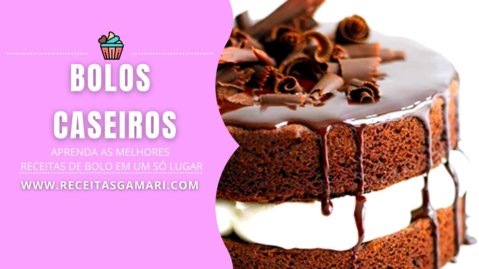 Receitas deliciosas de Bolos Caseiros - Você já se perguntou qual o ...