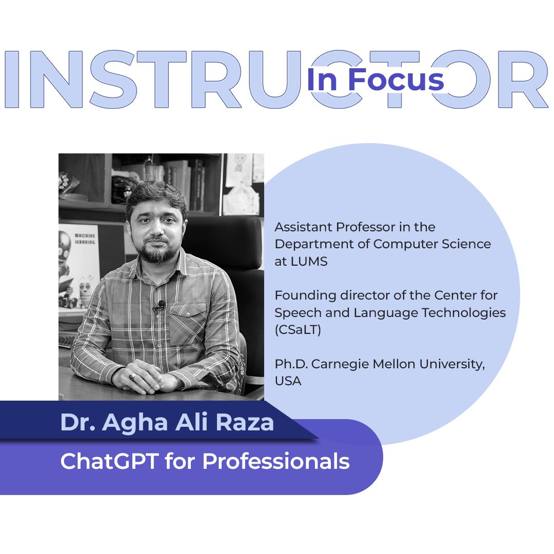 Meet Dr. Agha... - Centre for Continuing Education Studies