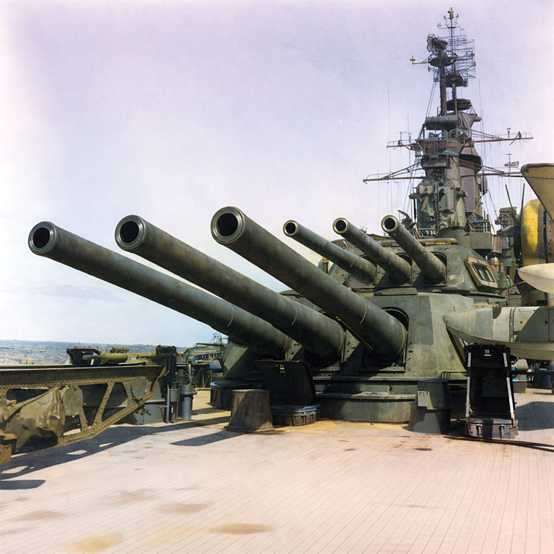 Naval - Circa 1945, the USS California (BB-44) stood as a symbol of the ...