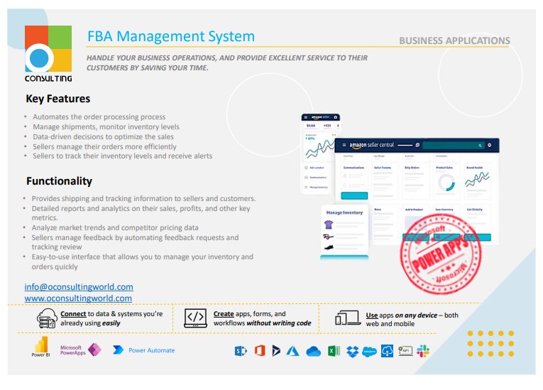 O Consulting - FBA Management System: The Ultimate Solution for FBA ...