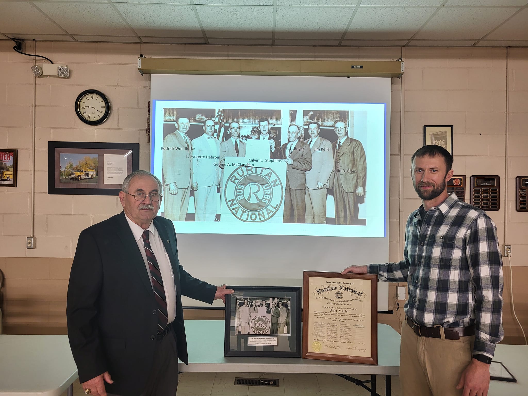 Fort Valley Ruritan Club - At our recent 65th Anniversery, our current ...