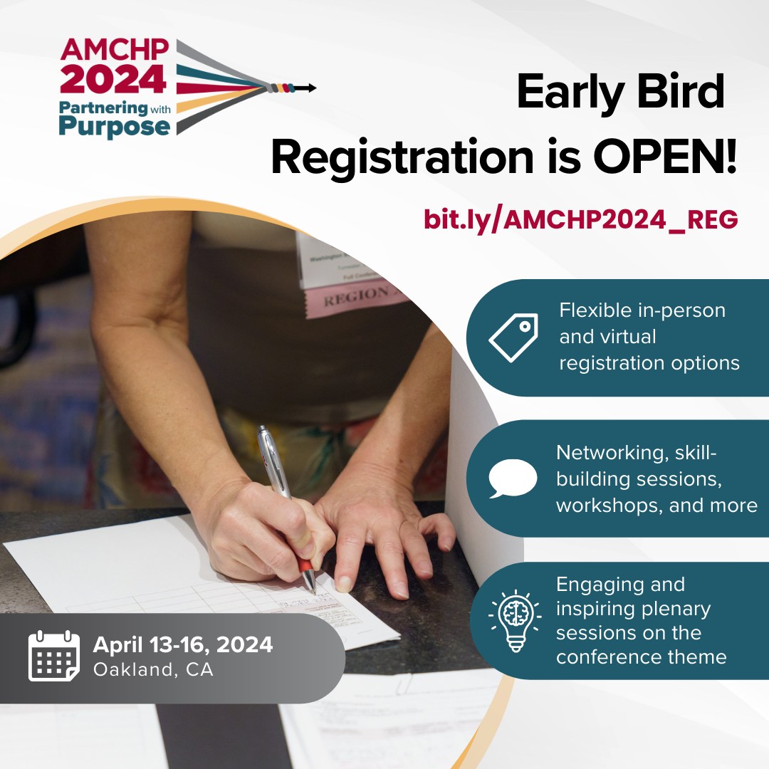 AMCHP - Early Bird Registration for the 2024... | Facebook