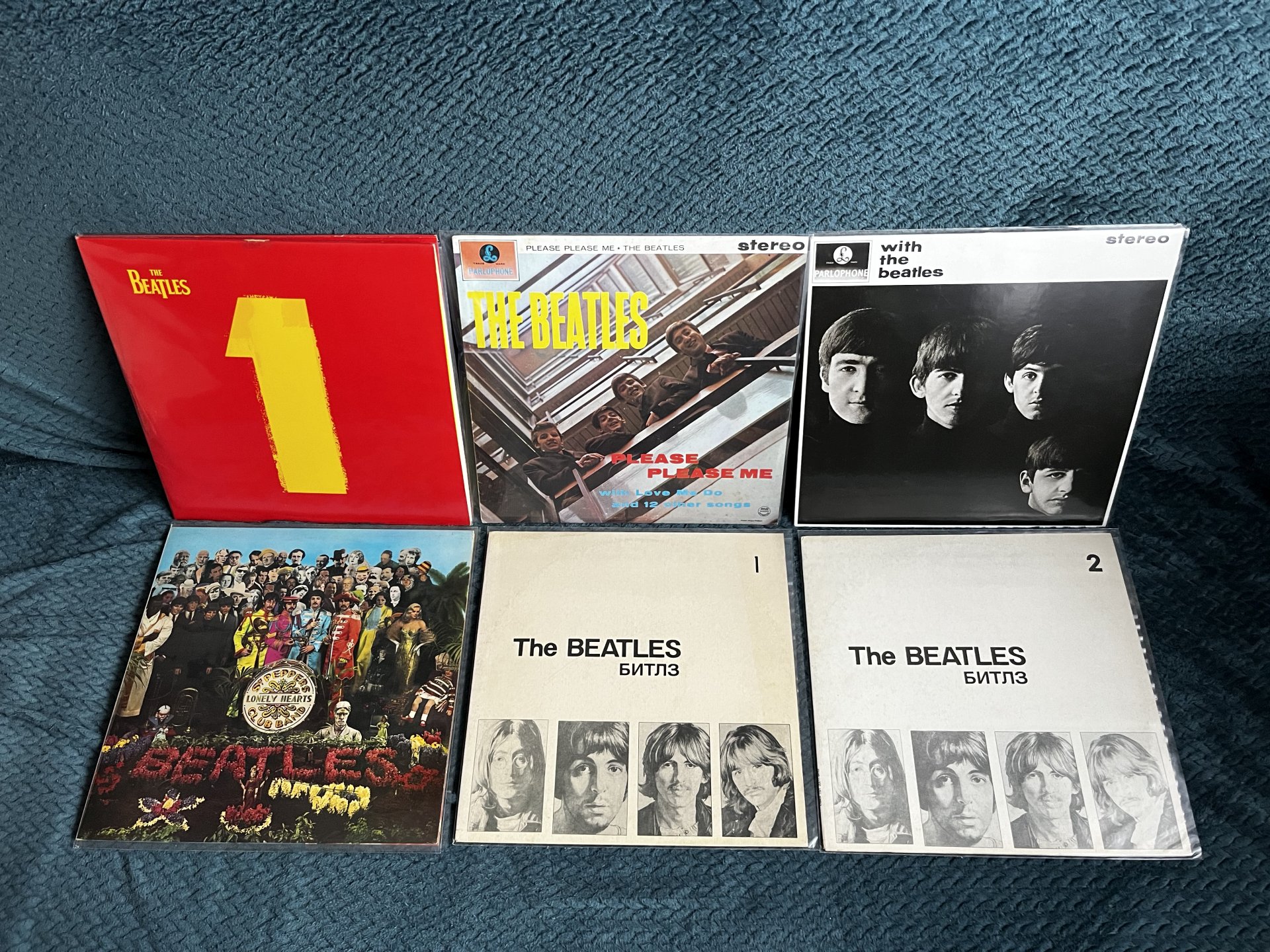Listening to rare Beatles albums on vinyl