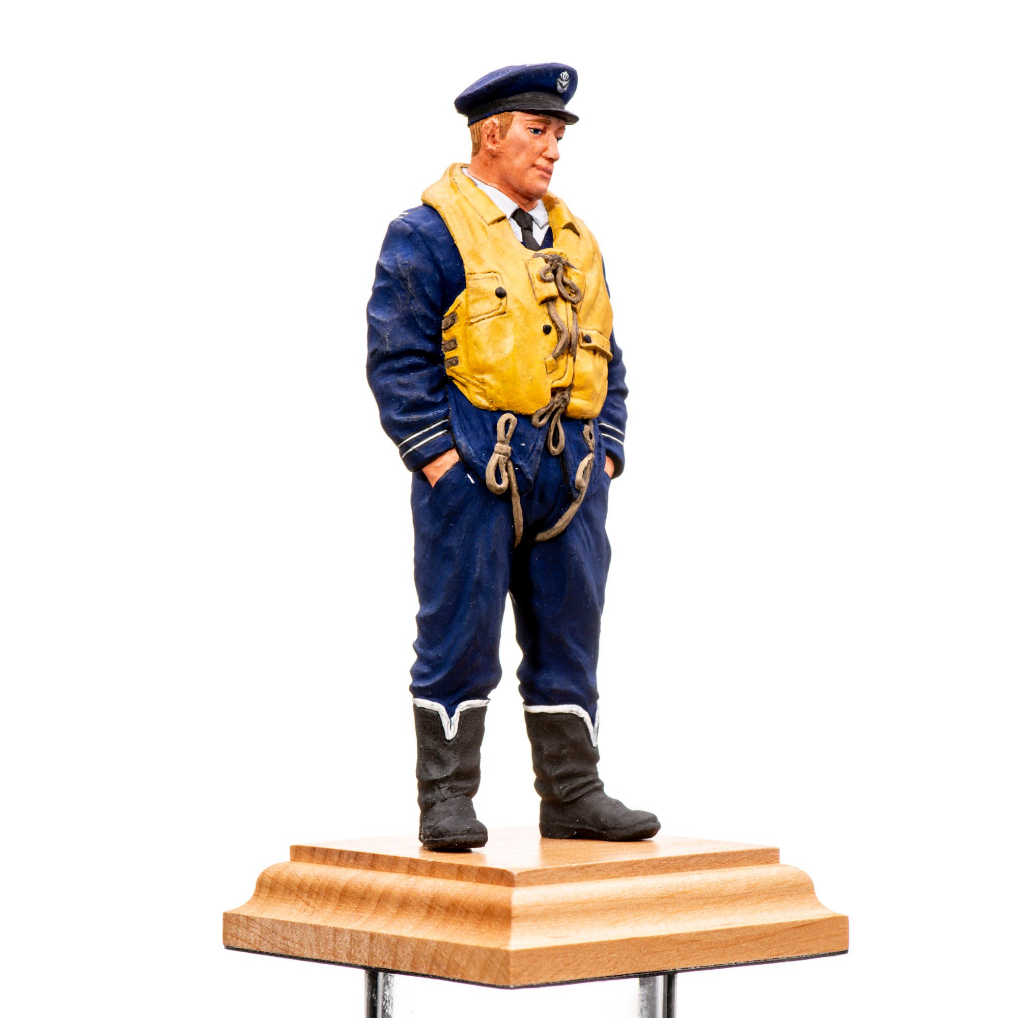 1/16 scale WW2 British ATA pilot miniature sculpture