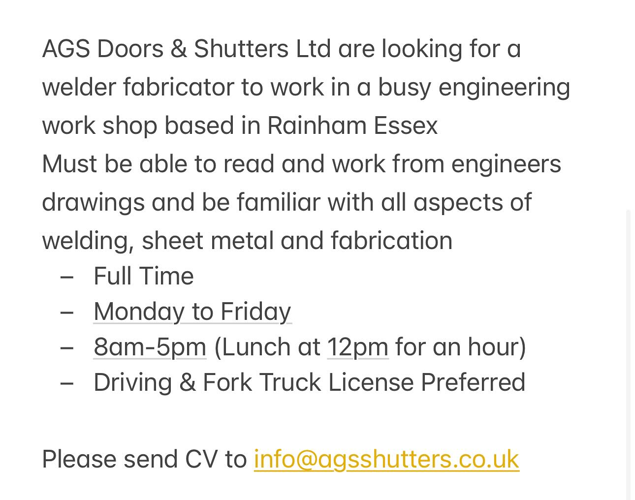 AGS Doors & Shutters LTD