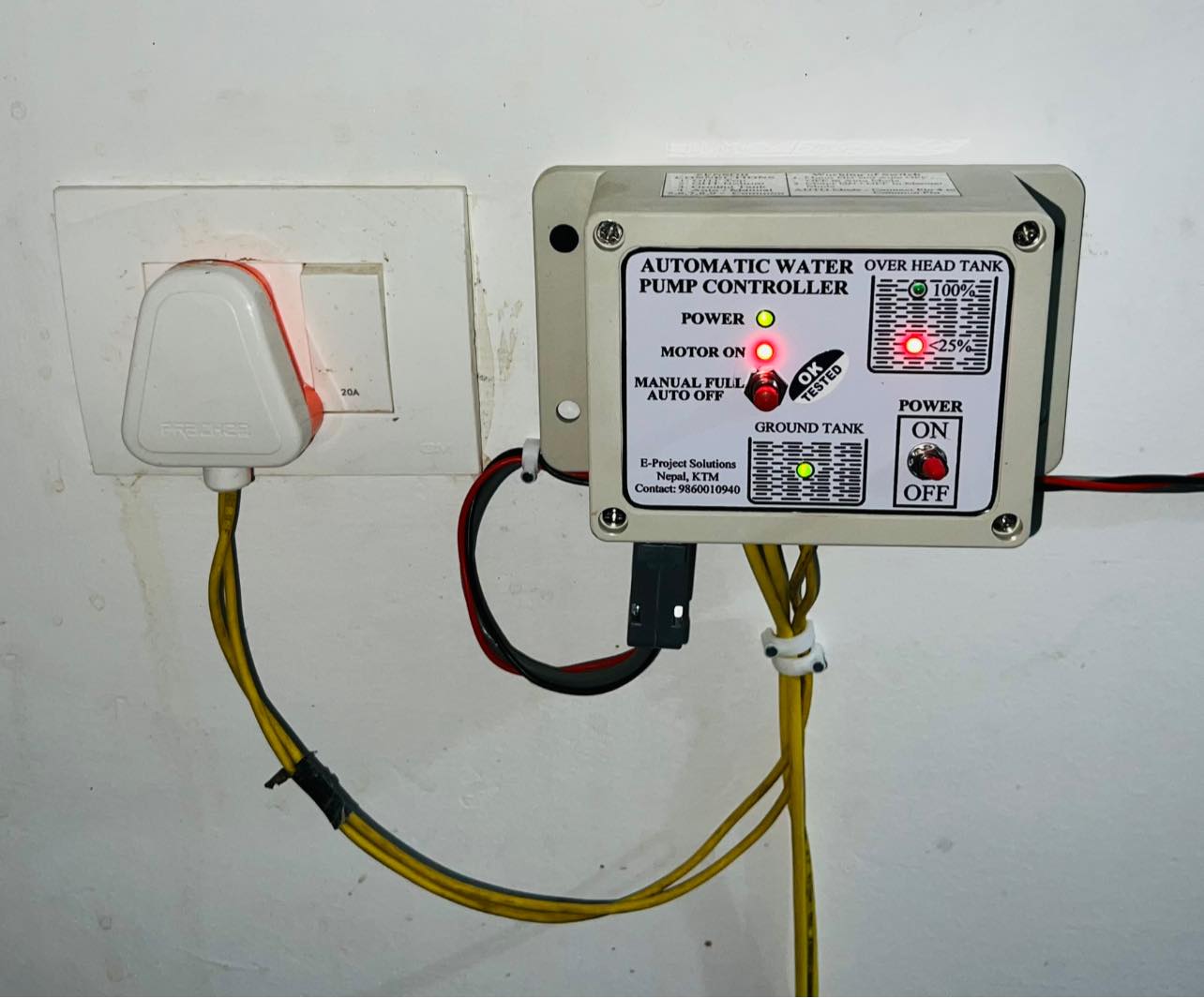 Automatic Water Pump Controller | Kathmandu