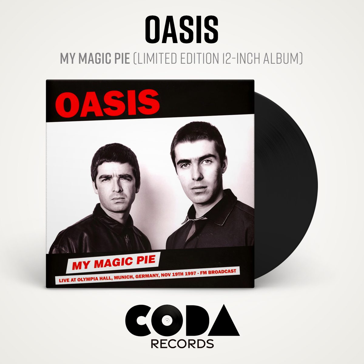 ?NEW RELEASE?OASIS Live in Munich 1997 on Splatter Vinyl Oasis 