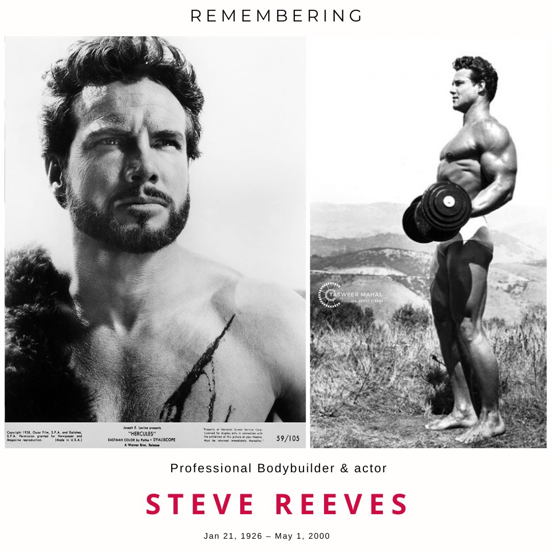 Steve Reeves, an iconic professional... - Tasweermahal.com | Facebook