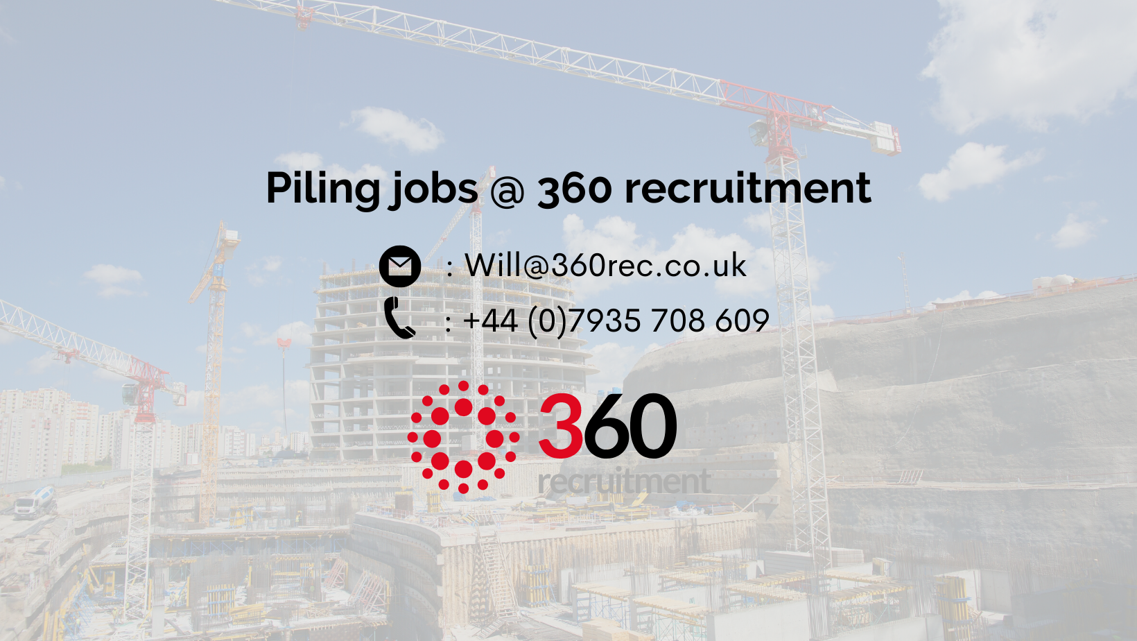 PILING jobs @ 360 Recruitment | Facebook