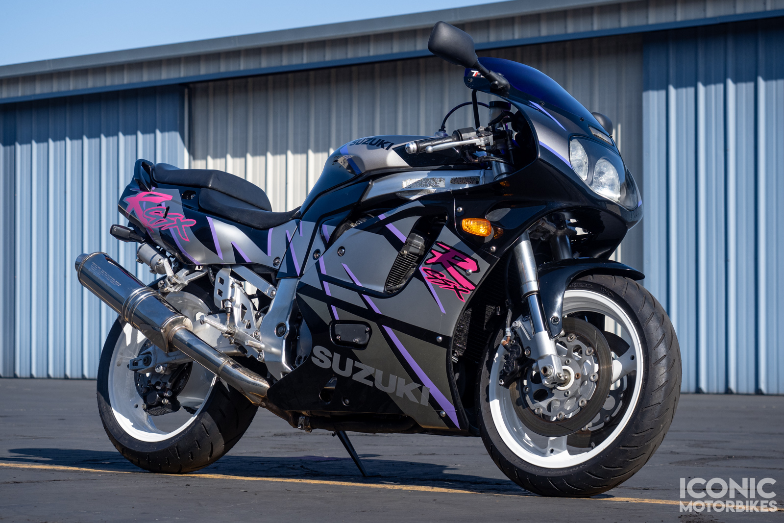 2nd to hit Iconic's auction site today is a black and purple GSX