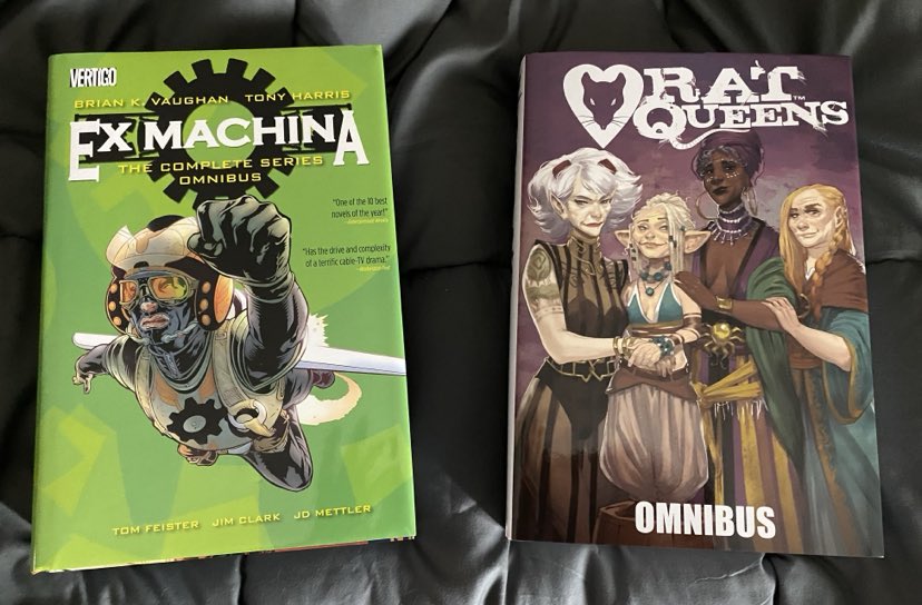 Image Comics omnibus editions of Ex Machina and Rat Queens