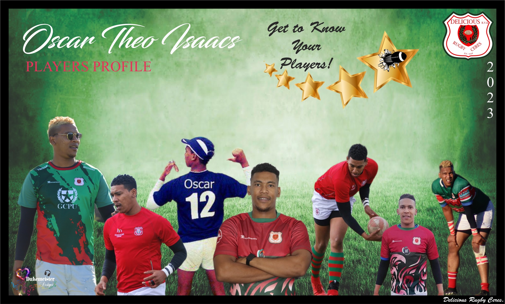 GET TO KNOW YOUR PLAYER'S !!!... - Delicious Rugby Klub Ceres