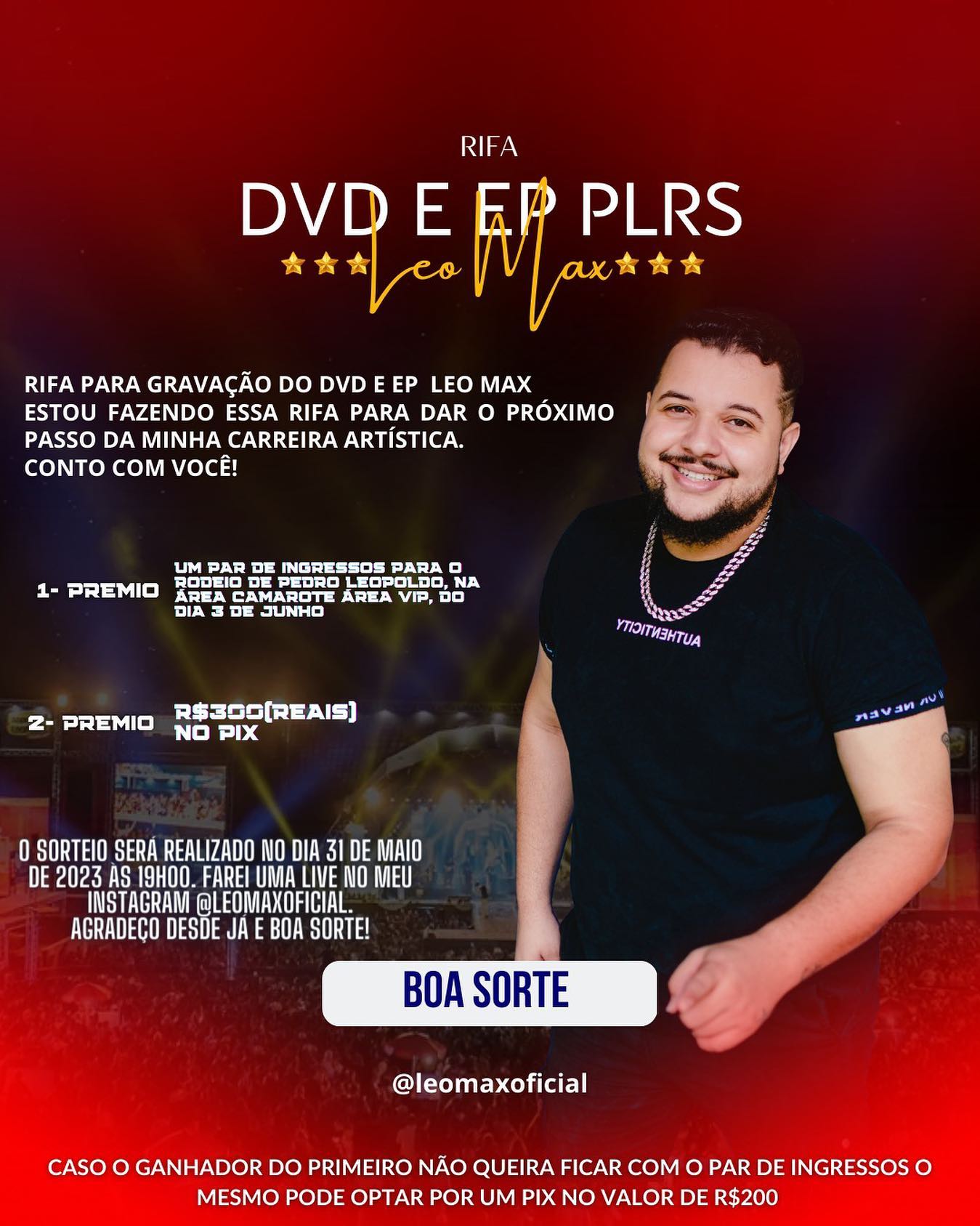 Leo - 🚨🚨🚨OFICIAL🚨🚨🚨 E vamos de rifa pra realizar um sonho: RIFA EP E ...
