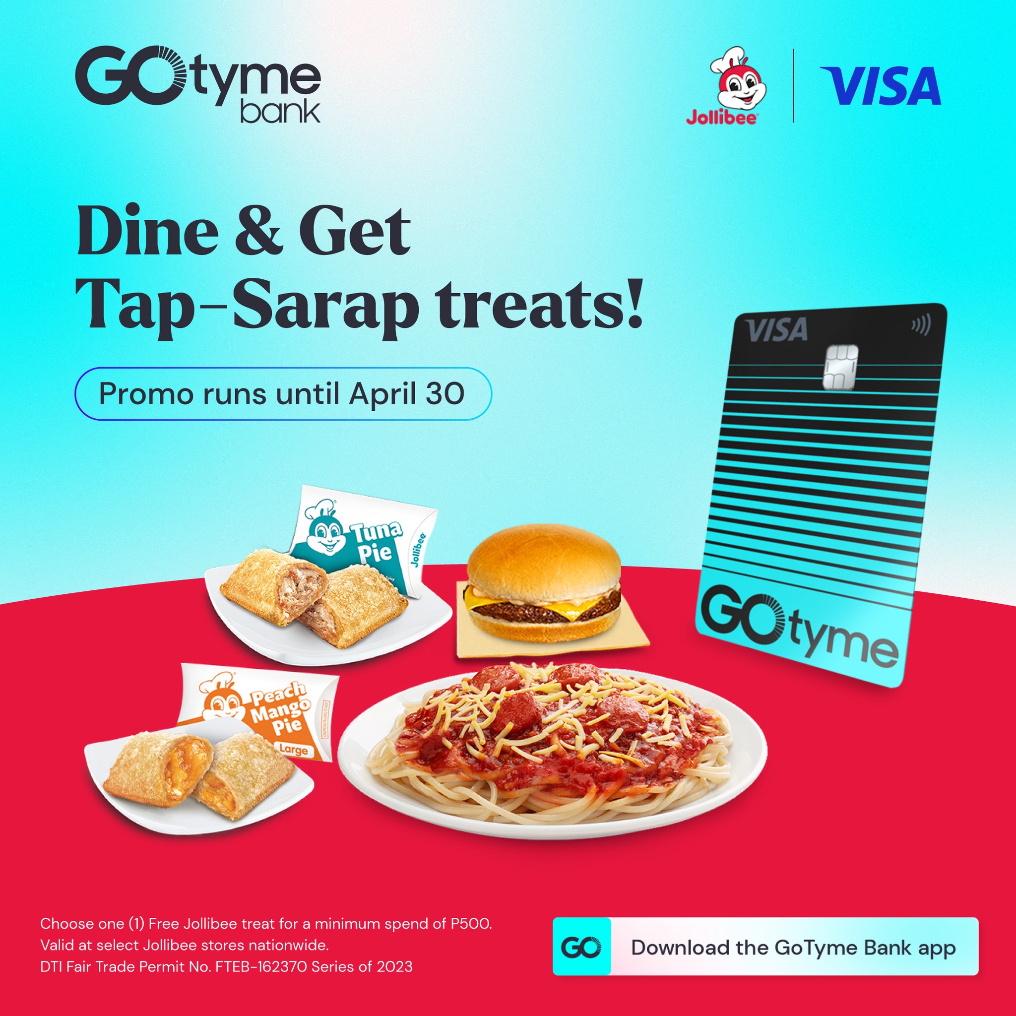 GoTyme Bank - #itsGoTyme to get Tap-Sarap treats for a... | Facebook