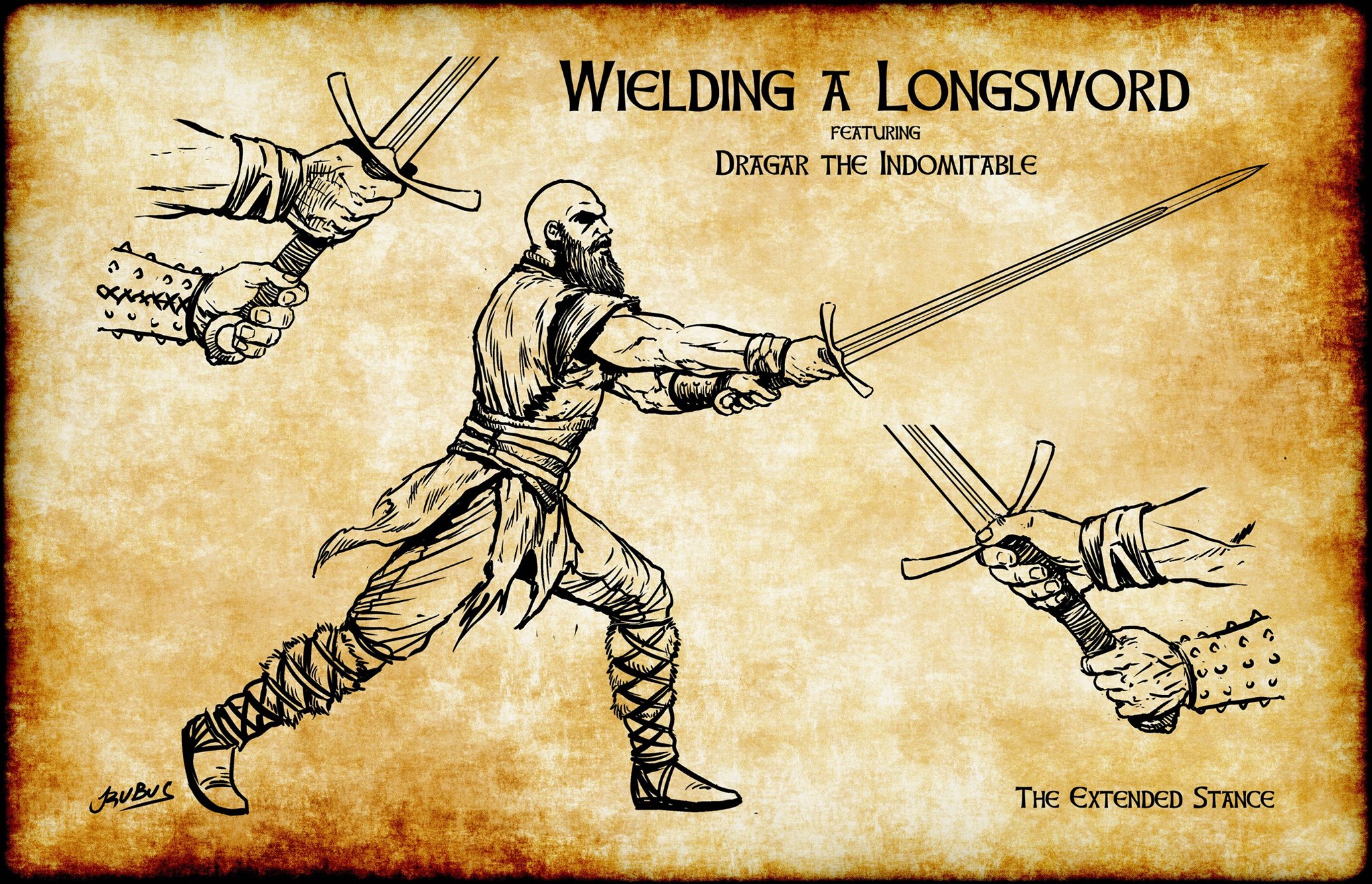 The Art of Rubus - Longsword : The Extended Stance featuring The ...