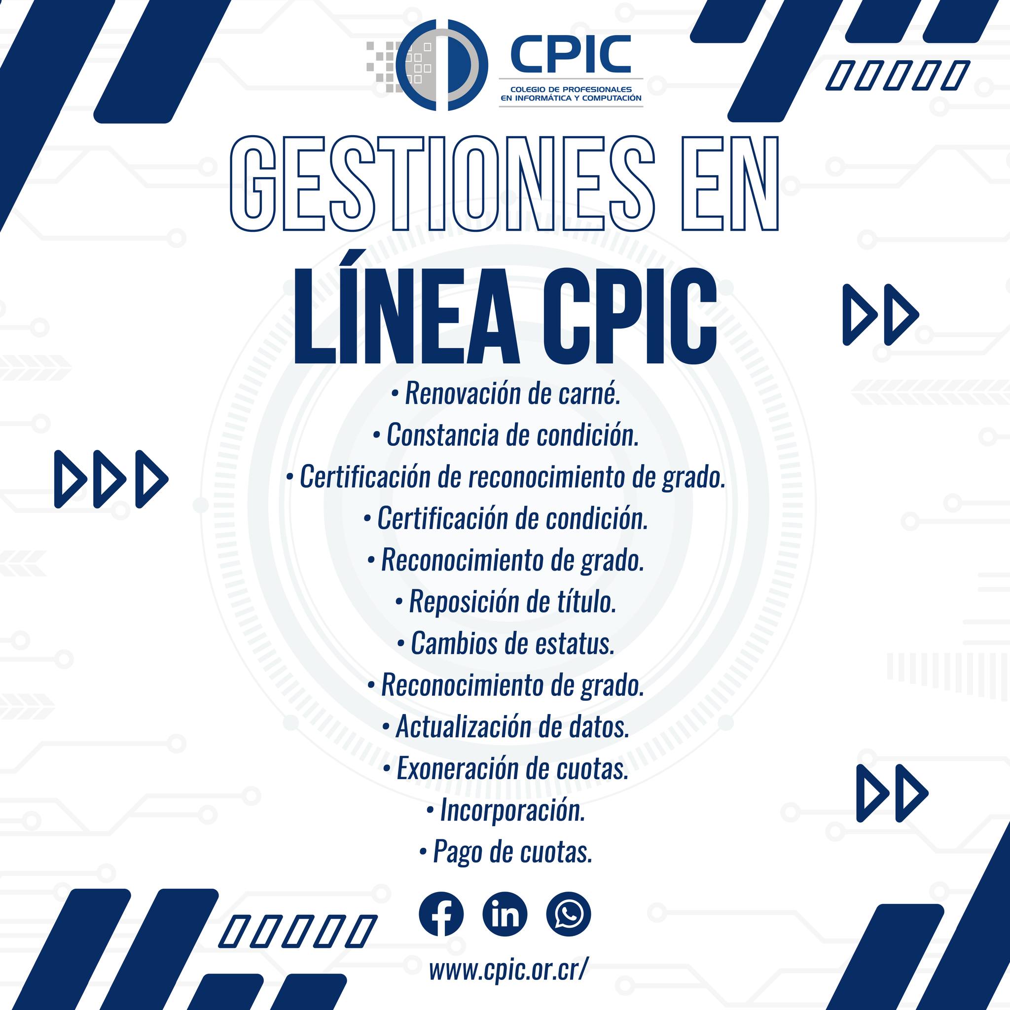 CPIC - 🚀 ¡Optimice sus trámites con el CPIC! Recuerde la... | Facebook