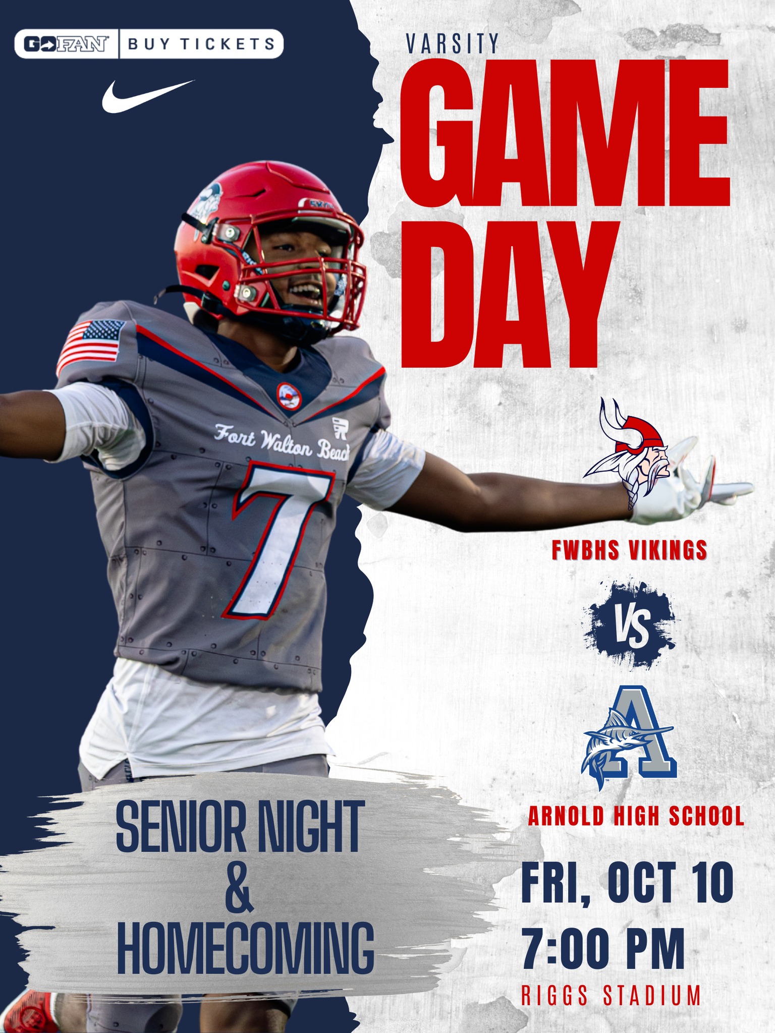 Viking - ️🏈 HOMECOMING • SENIOR NIGHT • DISTRICT GAME DAY 🏈 ️ Tonight ...