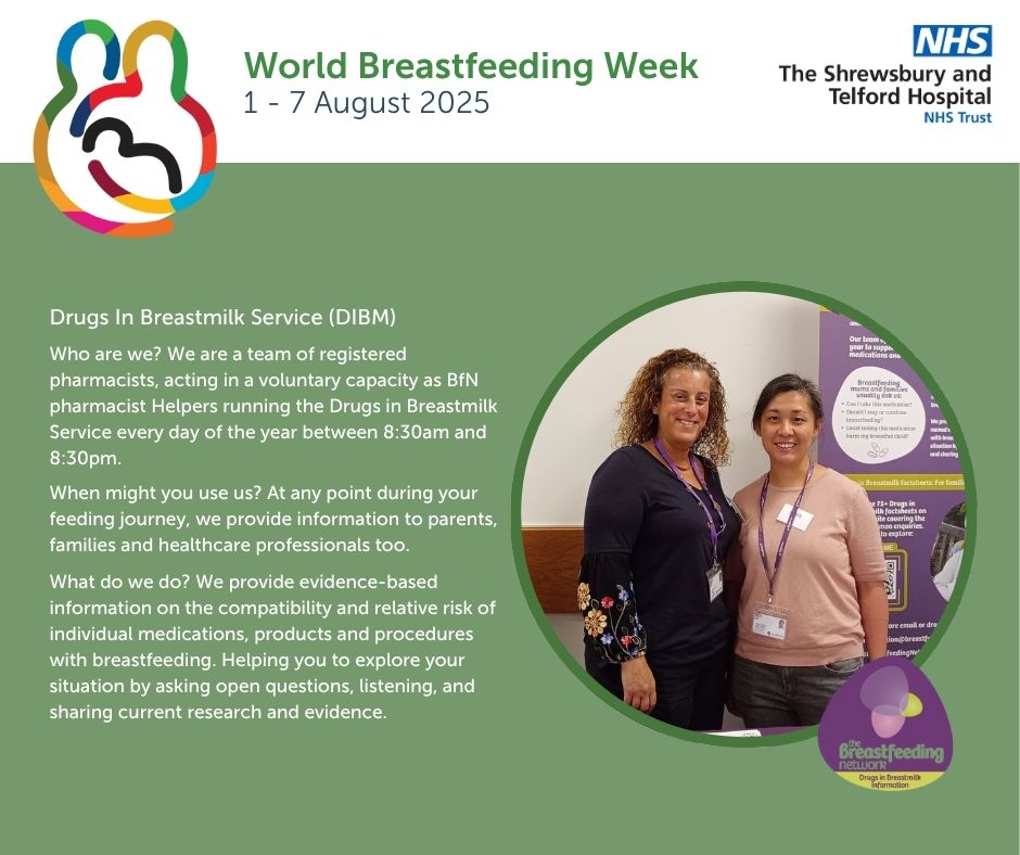 Celebrating World Breastfeeding Week The Drugs In Breastmilk Service ...