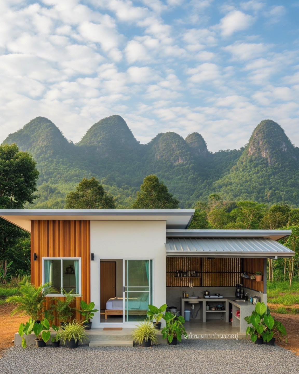 บ้านงบน้อย - บ้านหลังเกษียณในฝันของฉัน งบไม่เกิน 200,000 🧡🏡 | Facebook