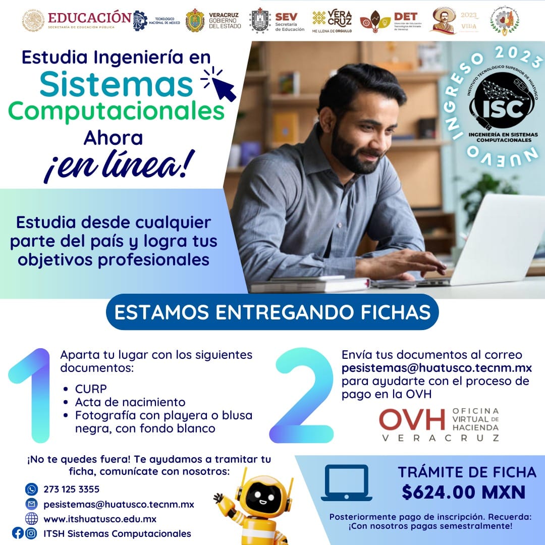 ‼️NUEVAS OPCIONES PARA... - ITSH Sistemas Computacionales