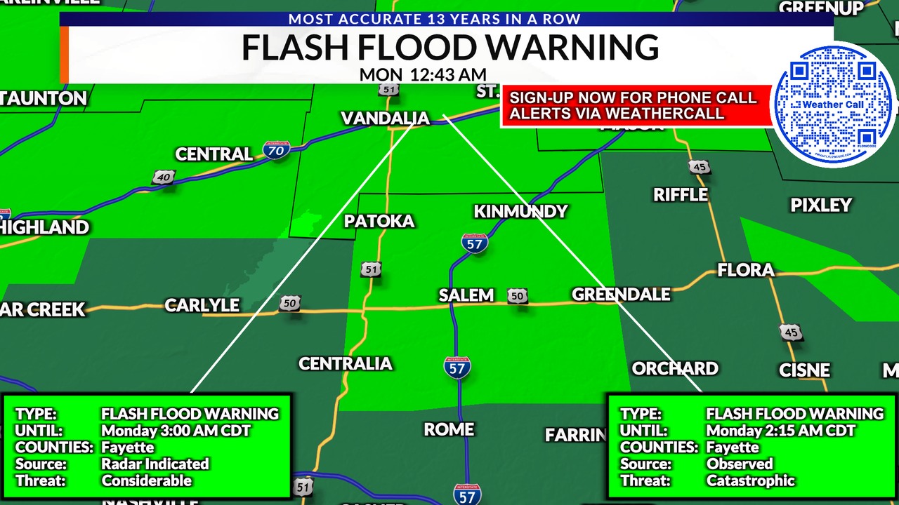 Meteorologist - NEW: A Flash Flood Warning has been issued for parts of ...