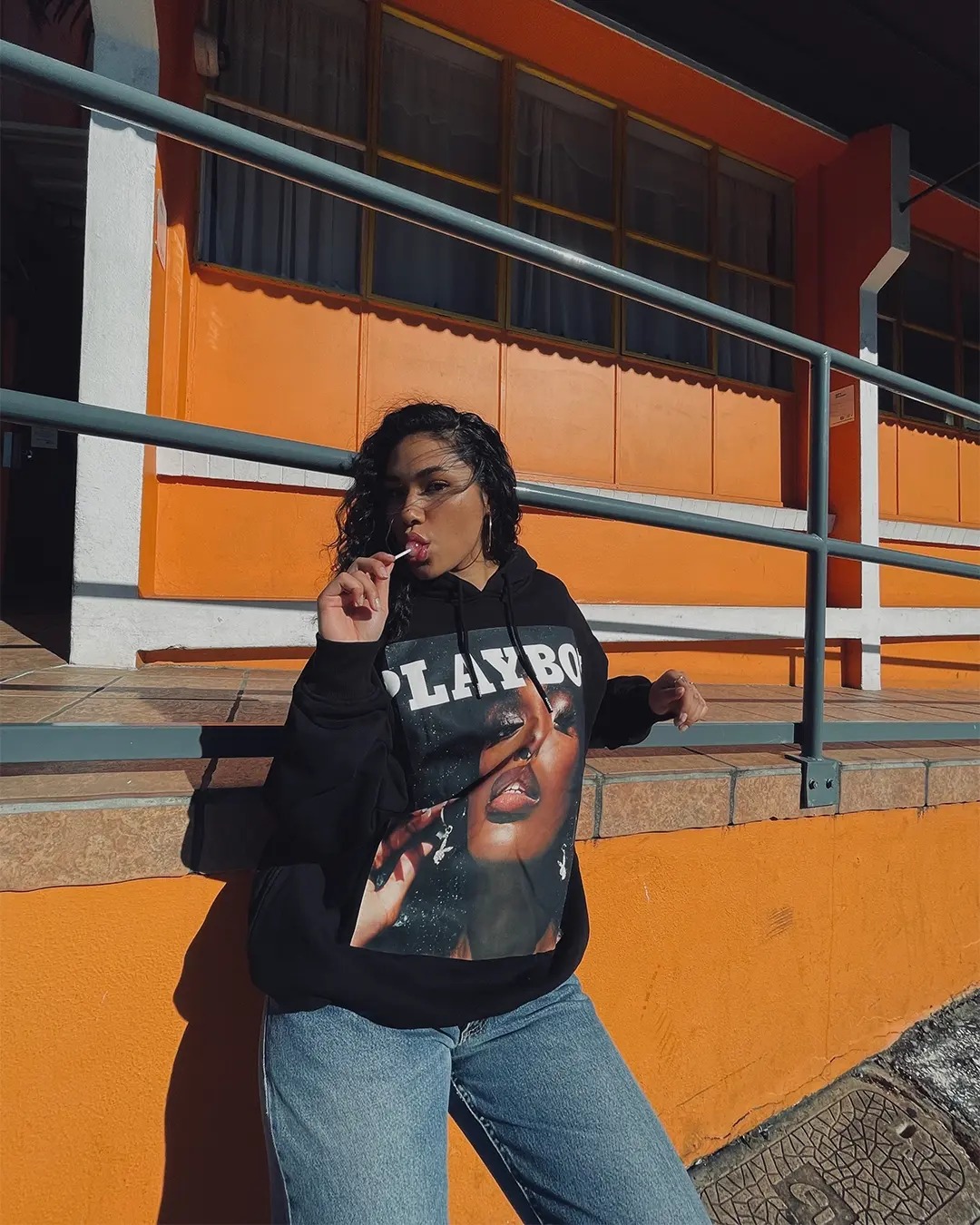 Playboy - @janaaming rocking the iconic Playboy Covers Hoodie like a ...