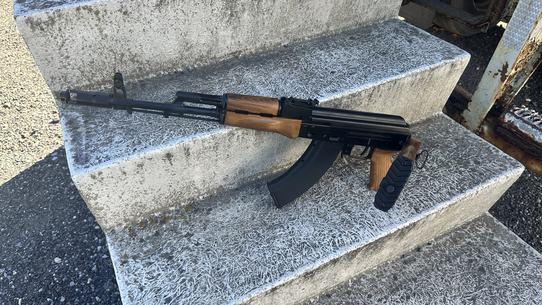 Romy akm side folder ready to go to its forever home. #akm #ak47