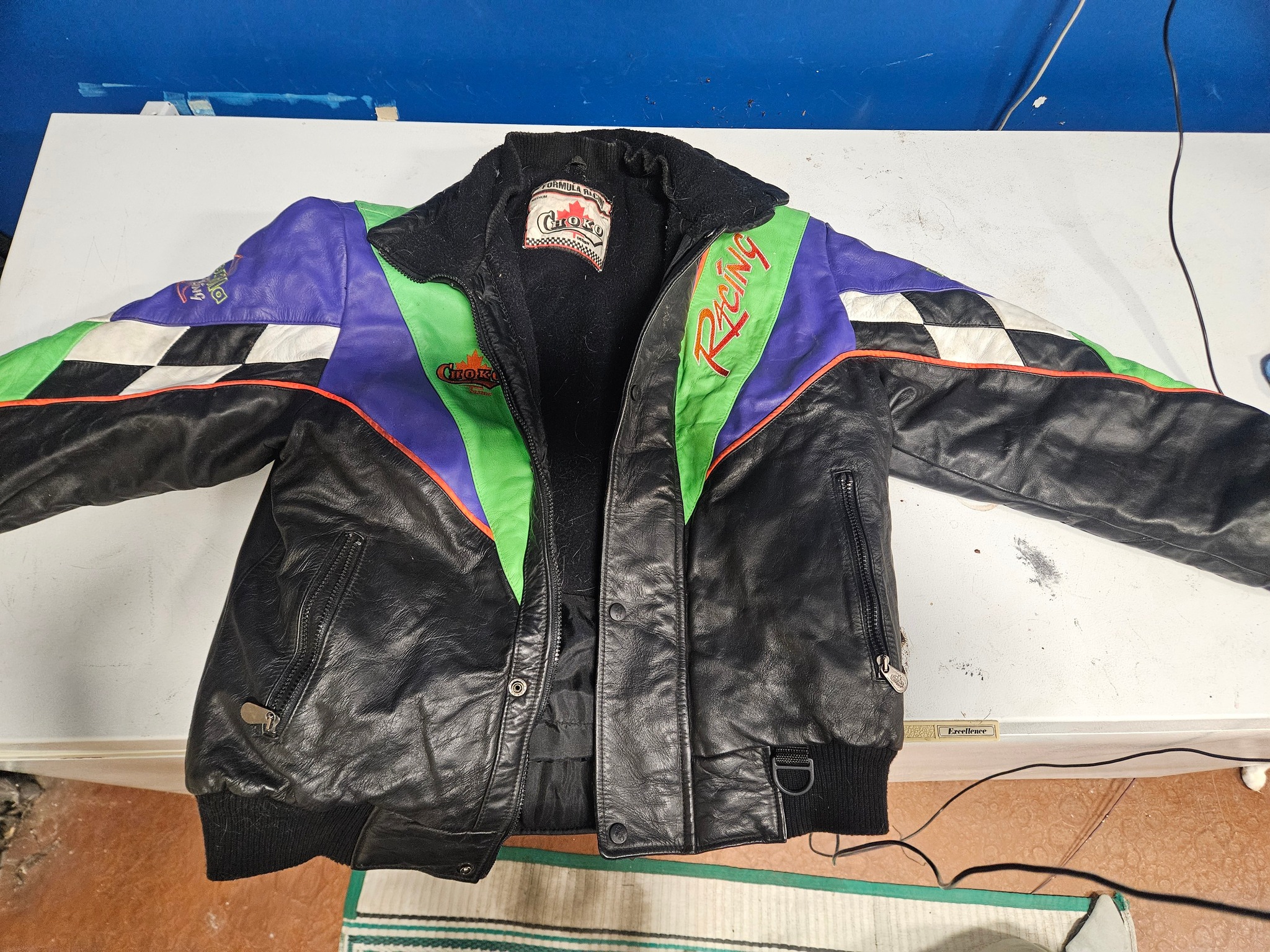 What is Choko Design Formula racing leather jacket?
