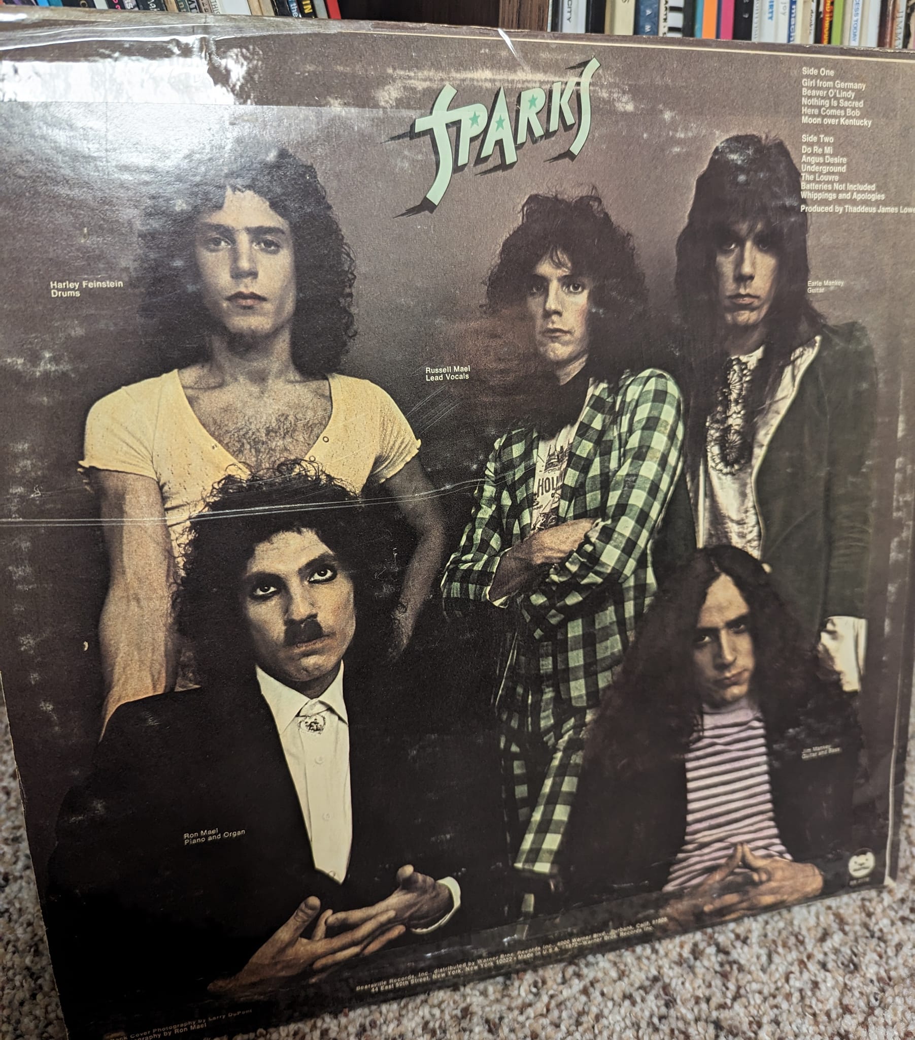 Sparks 1972 Album A Woofer in Tweeter