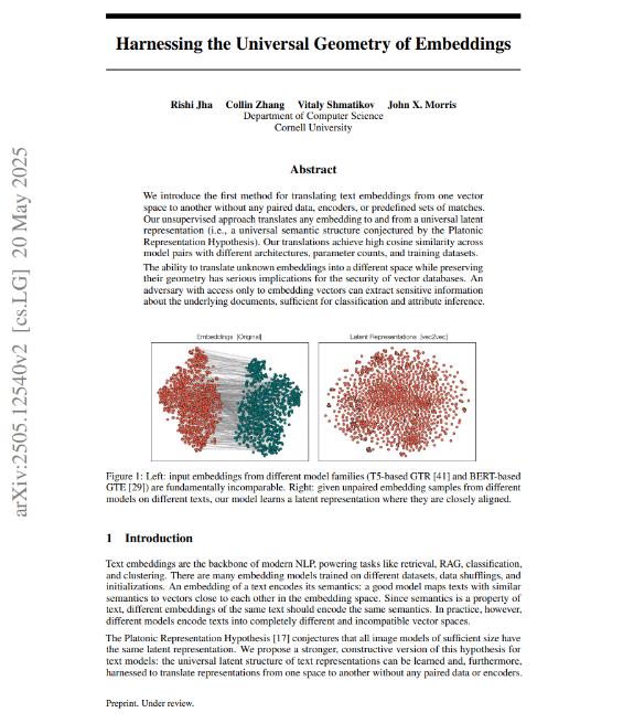Data - 🔄 Can we translate text embeddings without access to the model ...