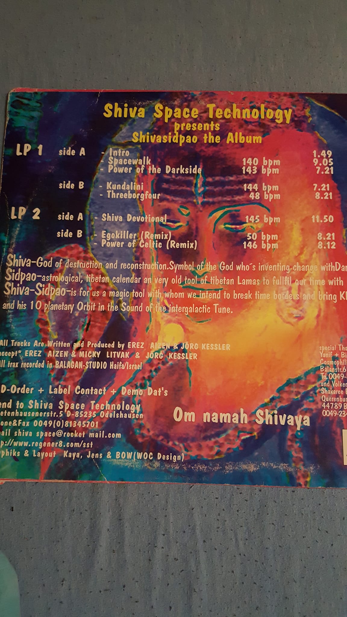 Infected Mushroom and Shiva Space Technology 1998 vinyl