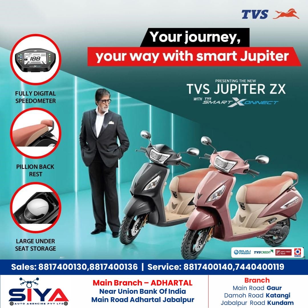 🛵 Ride Smart with TVS Jupiter! 🛵 🌈 Experience unmatched comfort