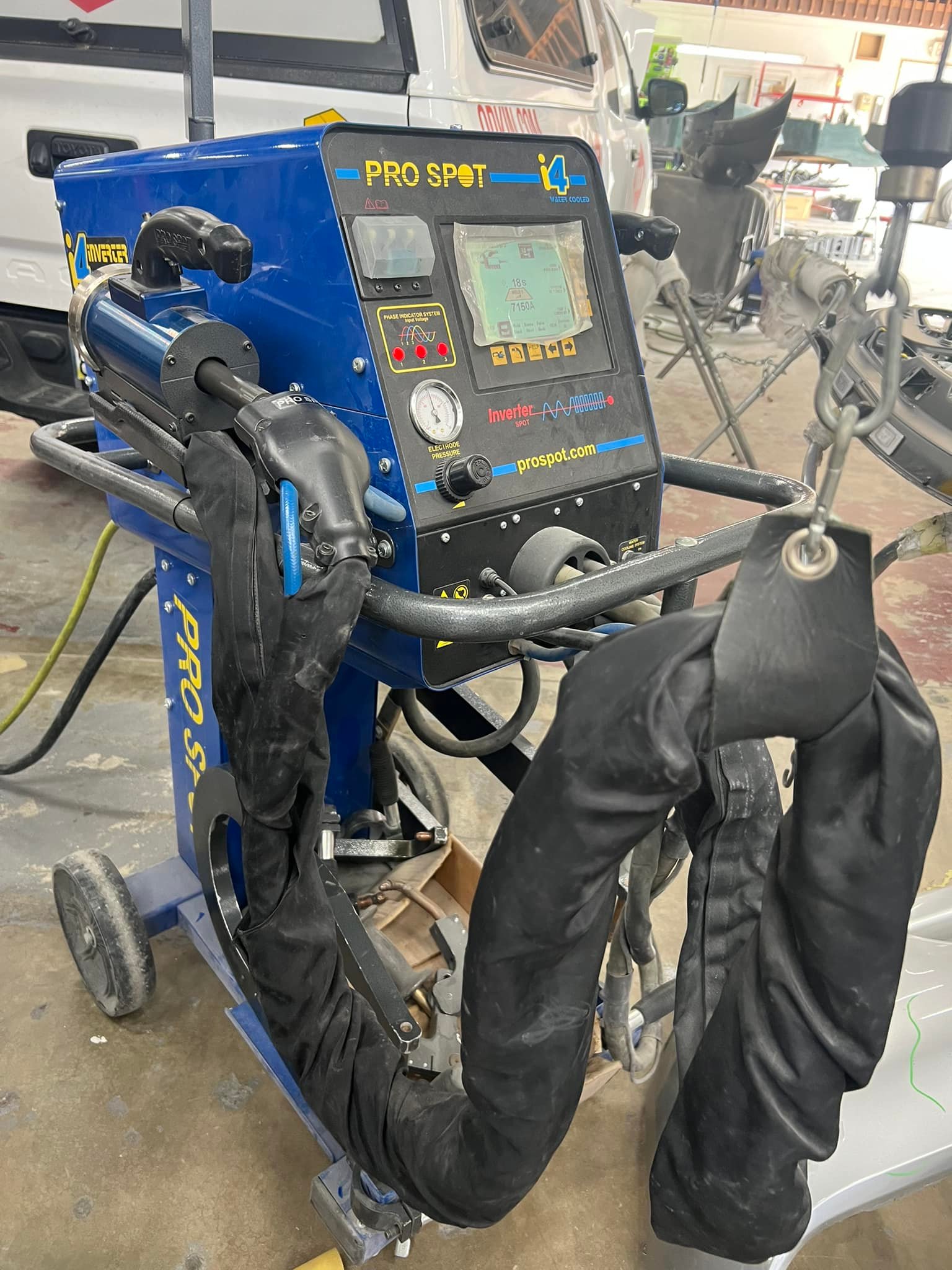 Our Tech Mark is installing a... East Coast Collision LLC