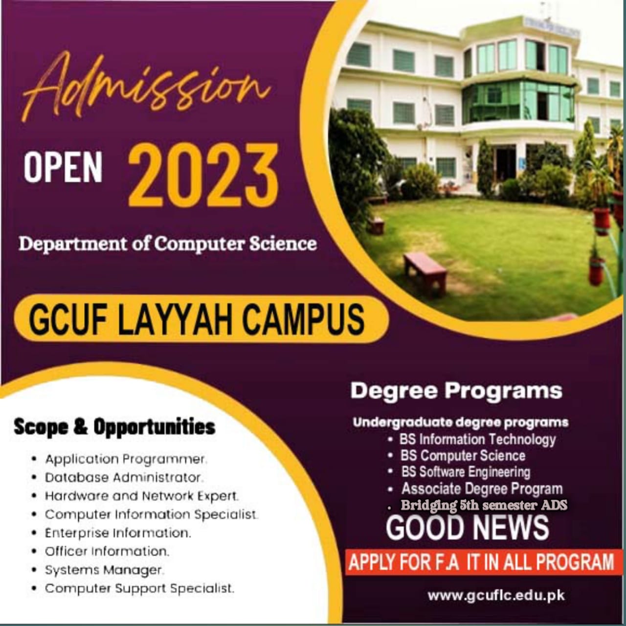 Gcuf Layyah Campus