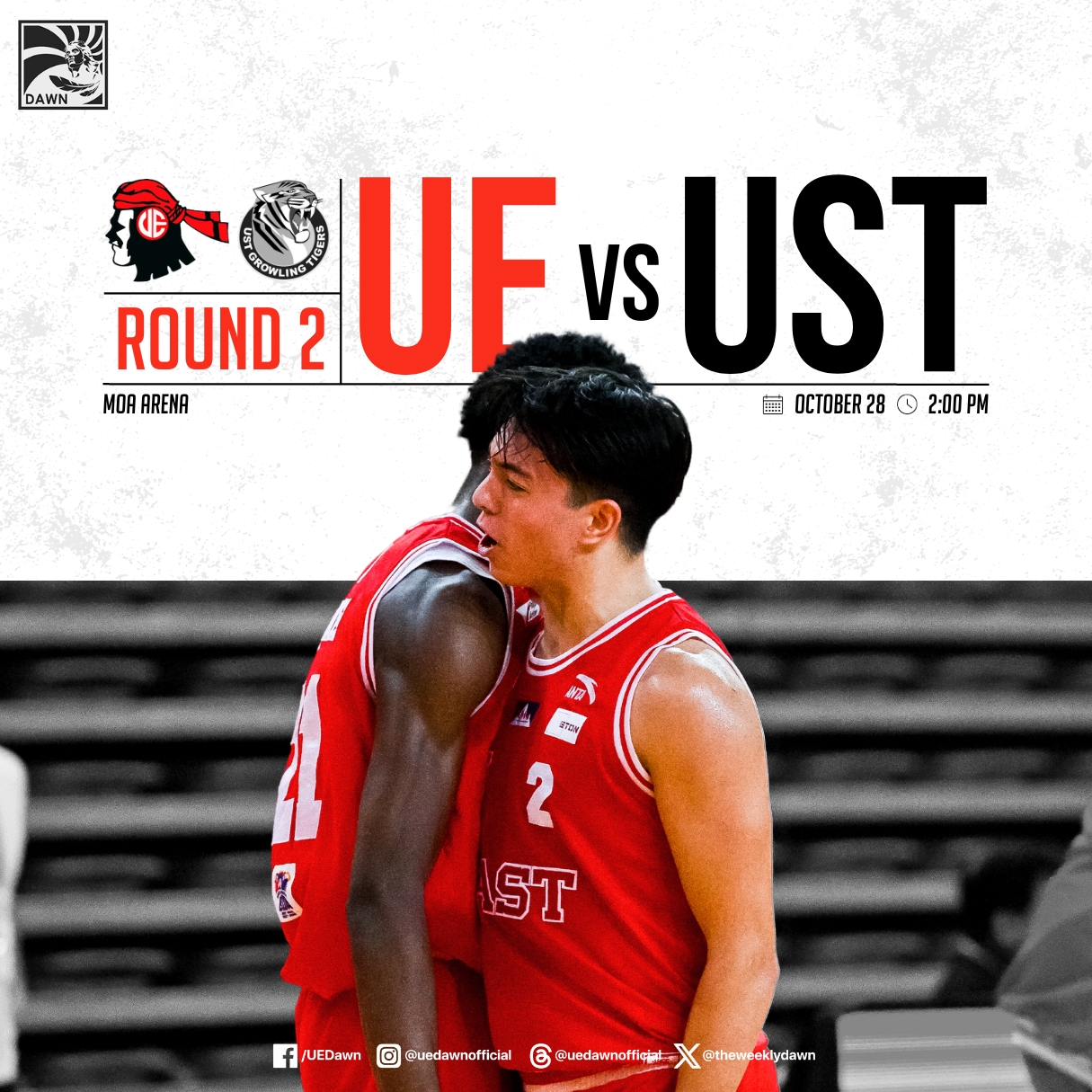 UE - GAME FACE ON 😎 Witness the UE Red Warriors continue to show their ...