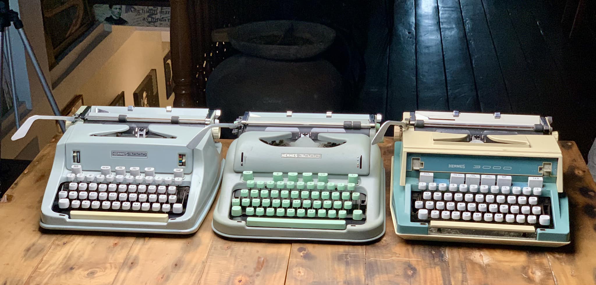 The iconic Hermes 3000 typewriters… Who is the fairest of them all?