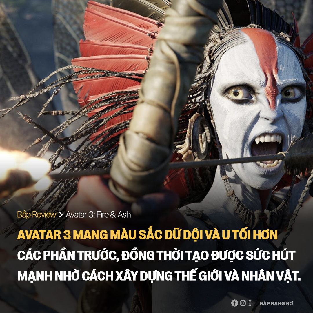 Bắp - REVIEW AVATAR 3: FIRE AND ASH 🔥🔥🔥 Avatar 3 thực sự là một cú bùng ...