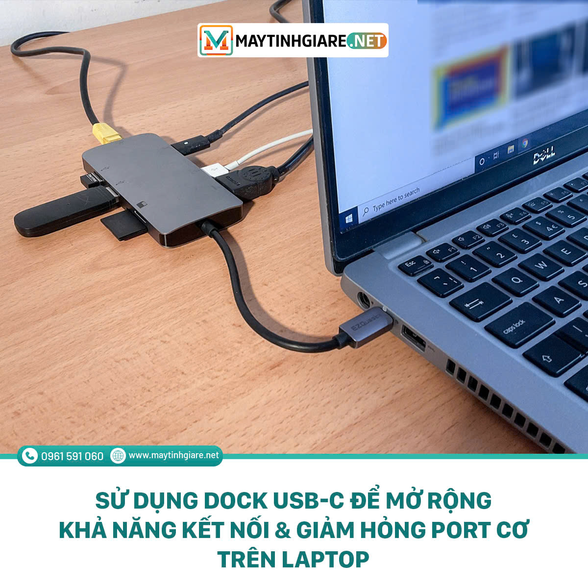 Máy - 💻 Sử dụng dock USB-C để mở rộng khả năng kết nối & giảm hỏng port ...