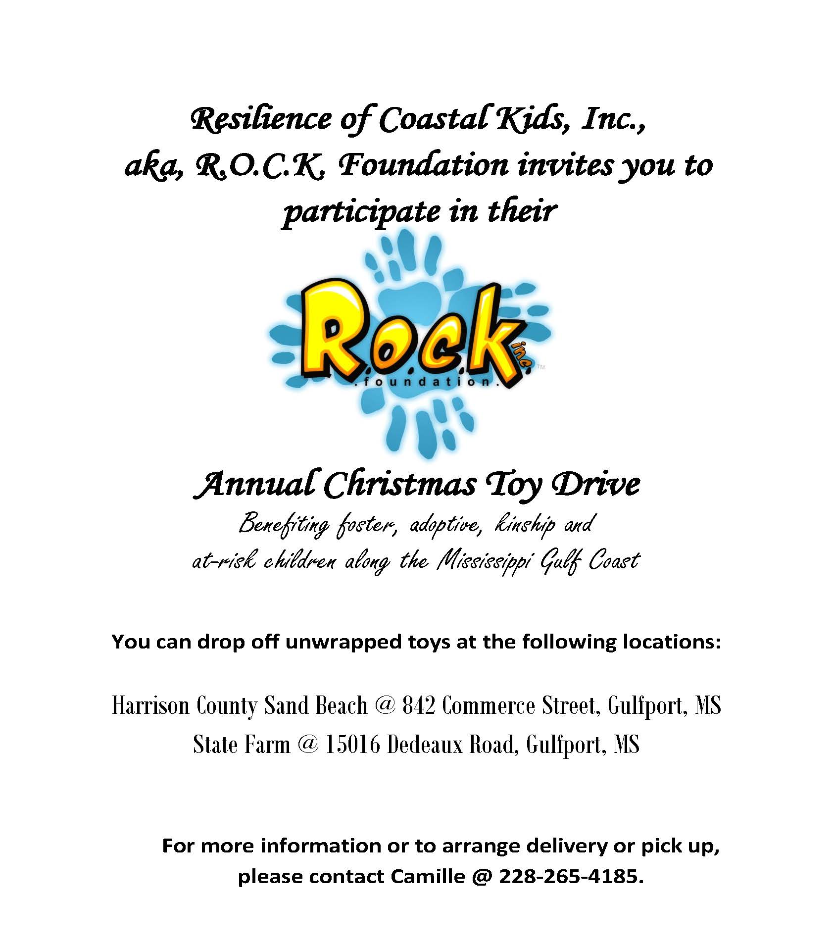 Resilience of Coastal Kids, Inc., aka the ROCK Foundation | Gulfport MS