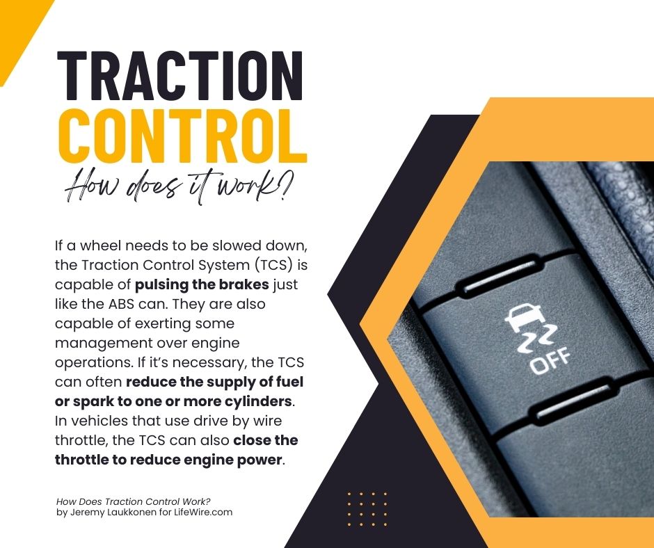 Traction control is a safety feature... - Church's Auto Parts
